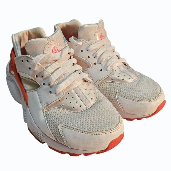 Nike Air Huarache Run GS 'White Racer Pink' 654280-108 6.5 Youth / Womens 8 EUC - Picture 5 of 15